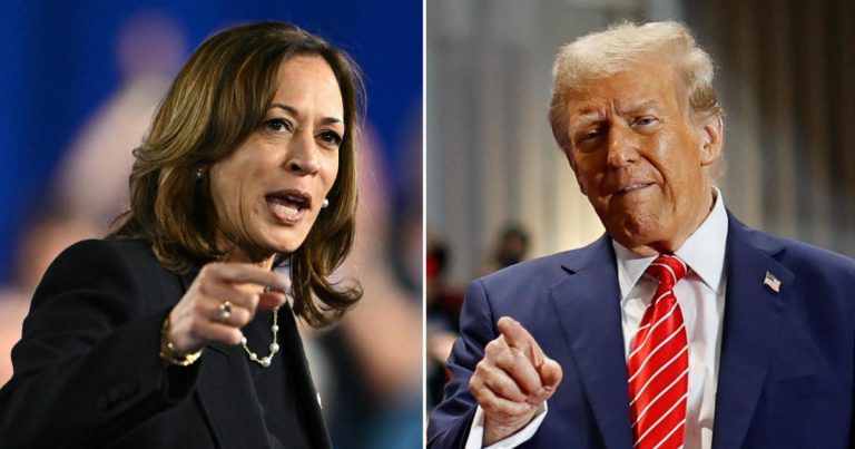 Harris, Trump return to battleground states; campaigns seize on Biden "garbage" comment